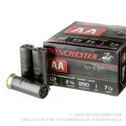 250 Rounds of 12ga Ammo by Winchester AA - 1 ounce #7 1/2 shot