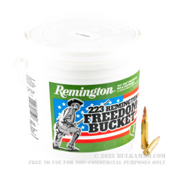 300 Rounds of .223 Rem Ammo by Remington UMC Freedom Bucket - 55gr FMJ