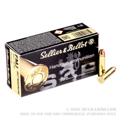 1000 Rounds of .357 Mag Ammo by Sellier & Bellot - 158gr FMJ