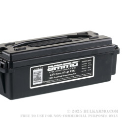 1000 Rounds of .223 Ammo by Ammo Inc. BMZ Defence - 55gr FMJ