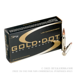 20 Rounds of .308 Win Ammo by Speer Gold Dot - 150gr SP