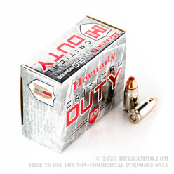 20 Rounds of .357 SIG Ammo by Hornady Critical Duty - 135gr JHP