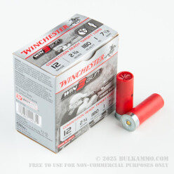 25 Rounds of 12ga Ammo by Winchester - 1 ounce #7 1/2 Shot