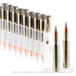 20 Rounds of 30-06 Springfield Ammo by Federal Vital-Shok - 180gr Nosler Partition