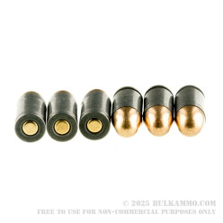 50 Rounds of .380 ACP Ammo by Tula - 91gr FMJ