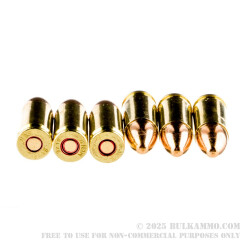 50 Rounds of 9mm Ammo by MEN - 124gr FMJ