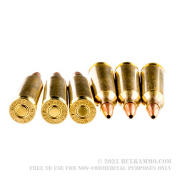 20 Rounds of .22-250 Rem Ammo by Nosler Varmageddon Ammunition - 55gr Flat Base Hollow-Point (FBHP)