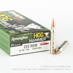 20 Rounds of .223 Ammo by Remington - 62gr TSX