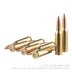 100 Rounds of .224 Valkyrie Ammo by Federal Black Pack - 75gr TMJ