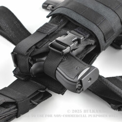 Eagle Industries Holster - Belt, Leg-Drop, or MOLLE wear options - Black