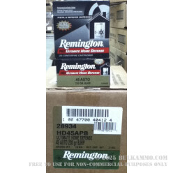 9mm 124 gr JHP Remington Ultimate Home Defense Ammunition For Sale!