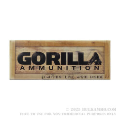 20 Rounds of .300 AAC Blackout Ammo by Gorilla Ammunition - 220gr Sierra MatchKing OTM