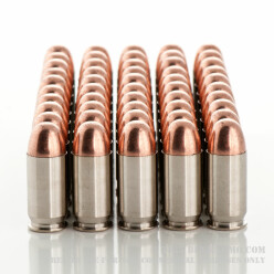 1000 Rounds of .45 ACP Nickel Ammo by Remington - 230gr MC