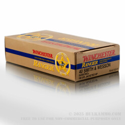 Winchester Ranger 40 S&W Defense Ammo For Sale