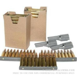 900 Rounds of XM193 5.56x45 Ammo by Federal - 55gr FMJBT Loaded on Stripper Clips