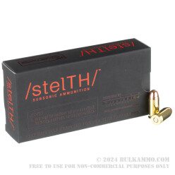 1000 Rounds of .45 ACP Ammo by Ammo Inc. stelTH - 230gr TMJ