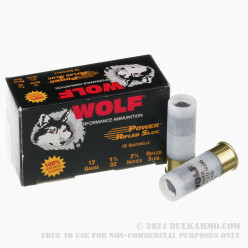 120 Rounds of 12ga Ammo by Wolf - 1-1/8 ounce rifled slug
