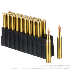 20 Rounds of .270 Win Ammo by Black Hills Gold - 130gr TSX