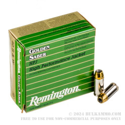25 Rounds of .40 S&W Ammo by Remington - 180gr JHP