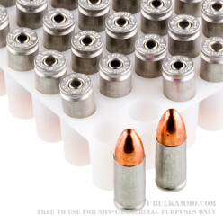 50 Rounds of 9mm Ammo by CCI - 124gr FMJ