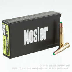 20 Rounds of 30-30 Win Ammo by Nosler Ammunition - 150gr Nosler Ballistic Tip