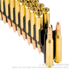 20 Rounds of .270 Win Ammo by Nosler Trophy Grade Ammunition - 130gr Accubond Polymer Tipped