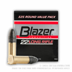 525 Rounds of .22 LR Ammo by CCI - 40gr LRN