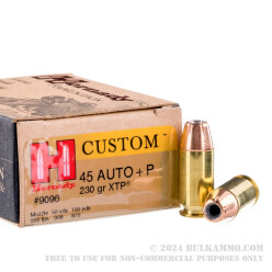200 Rounds of .45 ACP Ammo by Hornady - 230gr JHP