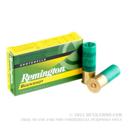 5 Rounds of 12ga Ammo by Remington Express -  #4 Buck
