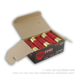 250 Rounds of 12ga TAP FPD Ammo by Hornady -  00 Buck