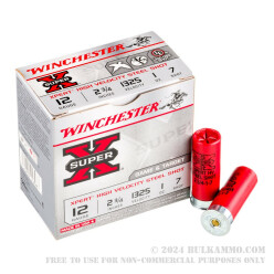 25 Rounds of Bulk 12ga Ammo by Winchester - 1 ounce #7 Shot (Steel)