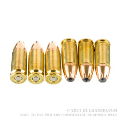 50 Rounds of 9mm Ammo by Fiocchi - 115gr JHP