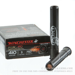 10 Rounds of .410 Ammo by Winchester Elite -  Plated Disc PDX1 Buckshot