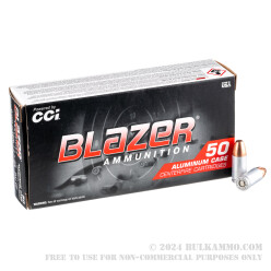 50 Rounds of 9mm Ammo by CCI Blazer Cleanfire - 147gr TMJ