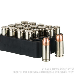 20 Rounds of 9mm +P+ Ammo by Underwood - 124gr JHP
