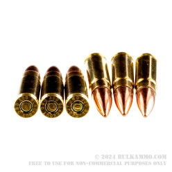 50 Rounds of .300 AAC Blackout Ammo by Magtech - 200gr FMJ