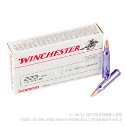 1000 Rounds of .223 Ammo by Winchester DHS - 55gr FMJ