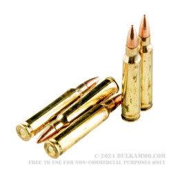 100 Rounds of .223 Ammo by Federal - 55gr FMJ