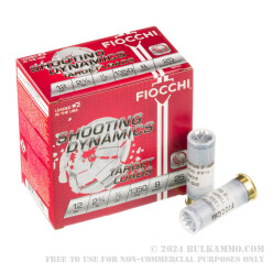 25 Rounds of 12ga Ammo by Fiocchi - 7/8 ounce #8 shot