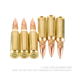 200 Rounds of .308 Win Ammo by Remington - 168gr HPBT MatchKing