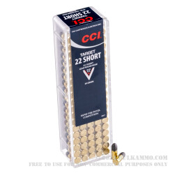 100 Rounds of .22 Short Ammo by CCI - 29gr LRN