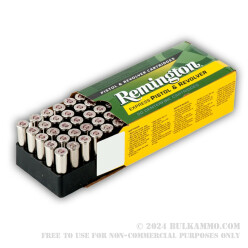 50 Rounds of .357 Mag Ammo by Remington - 110gr SJHP