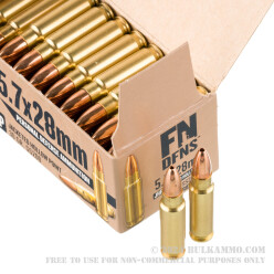 500 Rounds of 5.7x28mm Ammo by FN Herstal - 30gr JHP
