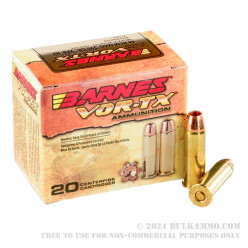 20 Rounds of .44 Mag Ammo by Barnes - 225gr XPB HP