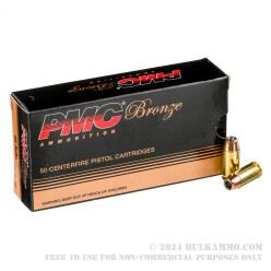 1000 Rounds of .45 ACP Ammo by PMC - 185gr JHP