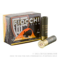 10 Rounds of 12ga Ammo by Fiocchi - 2 3/8 ounce  #5 shot