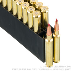 20 Rounds of .280 Ackley Improved Ammo by Hornady Precision Hunter - 162gr ELD-X