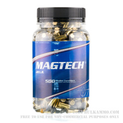 500 Rounds of .22 LR Ammo by Magtech - 40gr LRN