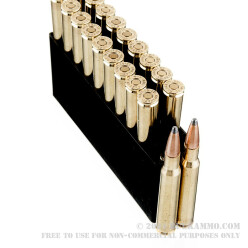 20 Rounds of 30-06 Springfield Ammo by Hornady - 165gr SPBT