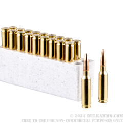 20 Rounds of 6.5 Creedmoor Ammo by Winchester USA - 125gr Open Tip